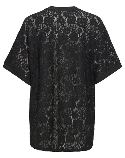 Vila - VIAndrina O-Neck T-Shirt - Black Beauty
